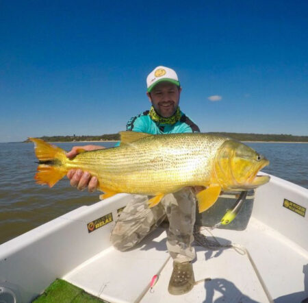 Pesca deportiva de dorados en Villa Urquiza Entre Rios , experiencia con embarcaciones modernas y almuerzo en la isla