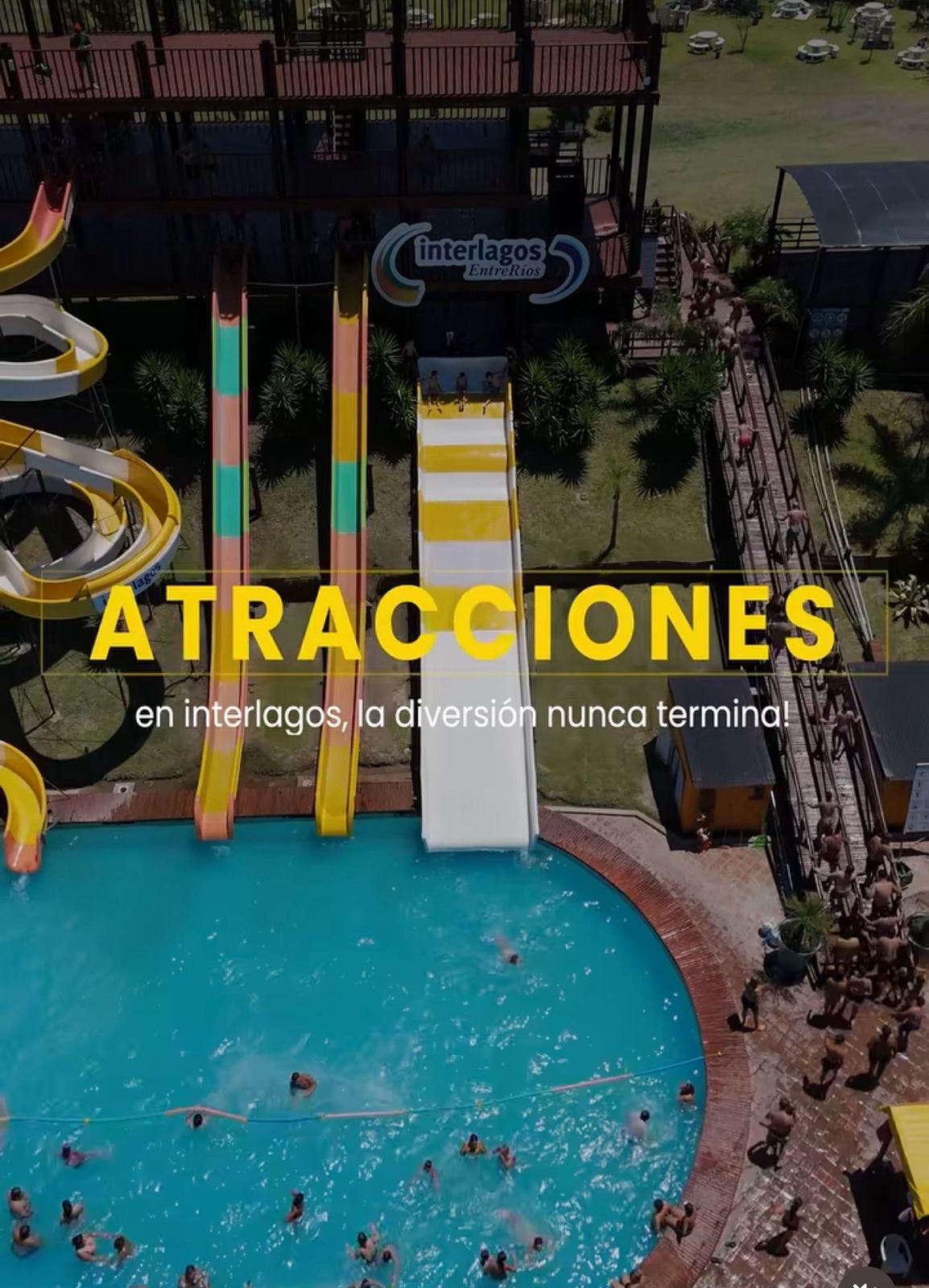 Parque acuático Interlagos toboganes