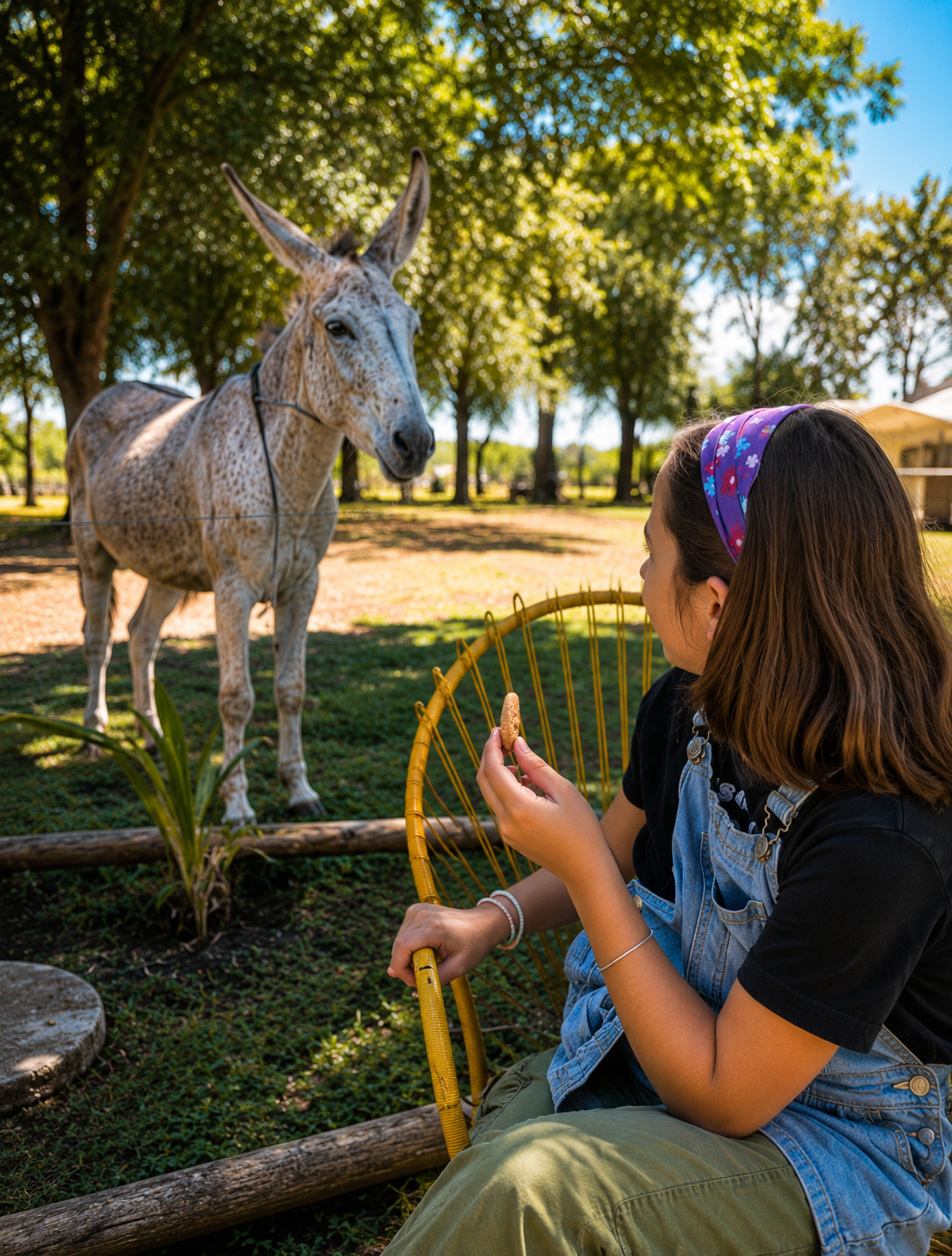 Granja con animales en Villa Urquiza