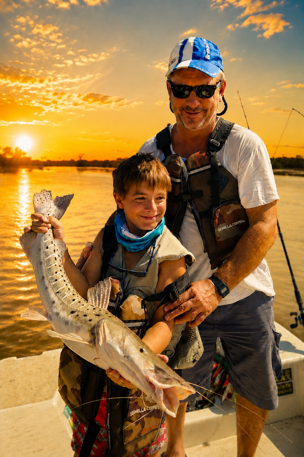 Pesca embarcada en el Paraná