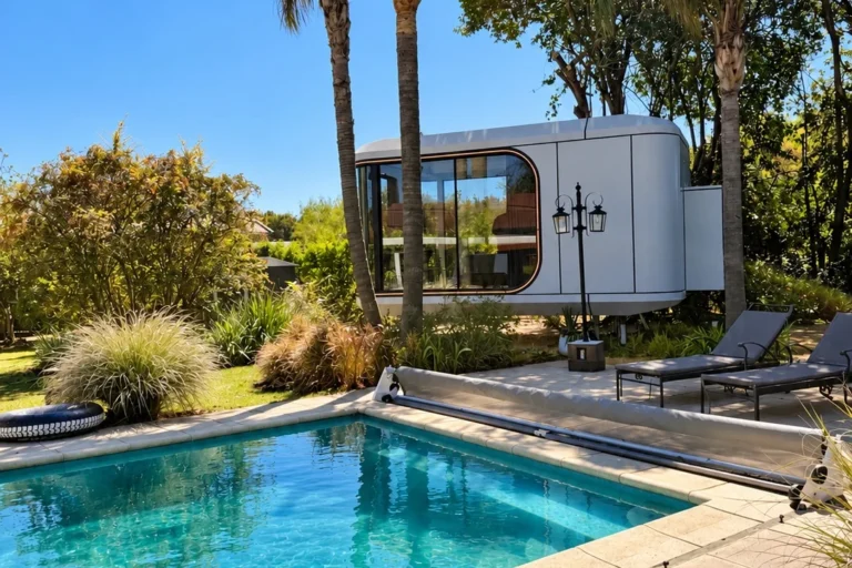 Cápsula Premium RDO con piscina privada y jardín, alojamiento romántico exclusivo para parejas en Entre Ríos